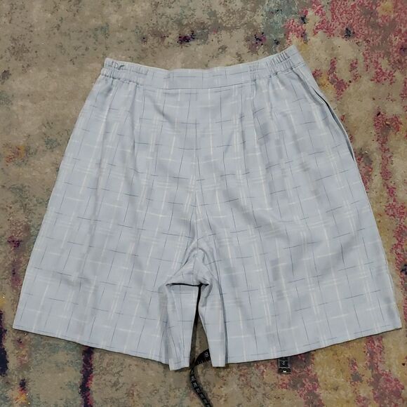 2 Piece Vintage Golf Outfit - Blue & Cream Jacket & Shorts - Picture 7 of 16